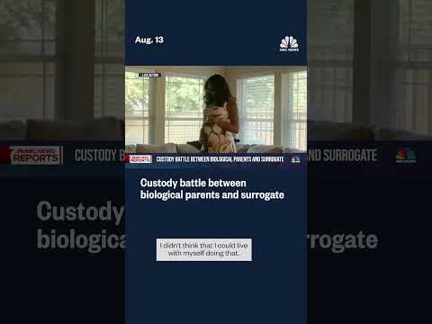 Custody battle between biological parents and surrogate