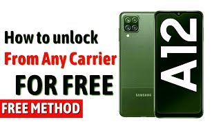 Boost Mobile Network Unlock Code for Samsung Galaxy A12