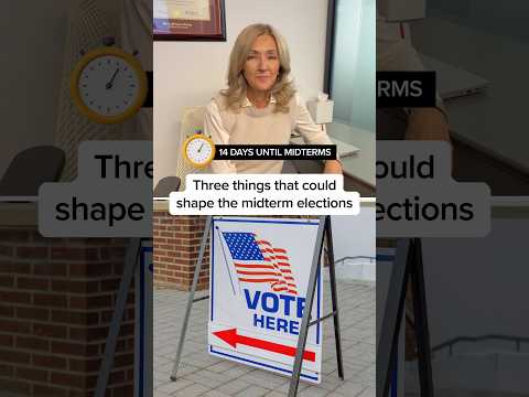 Three things that could shape the midterm elections