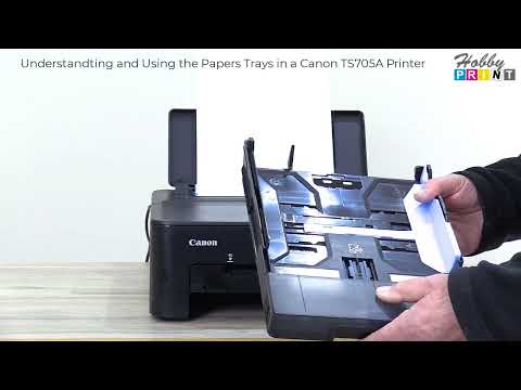 Video thumbnail: Understanding And Using The Paper Trays On A Canon Ts705A