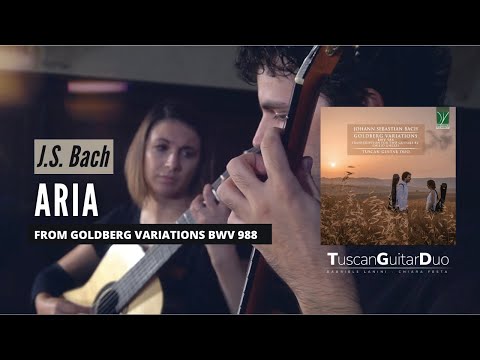 Tuscan Guitar Duo plays: J. S. Bach - Aria from Goldberg Variations BWV 988