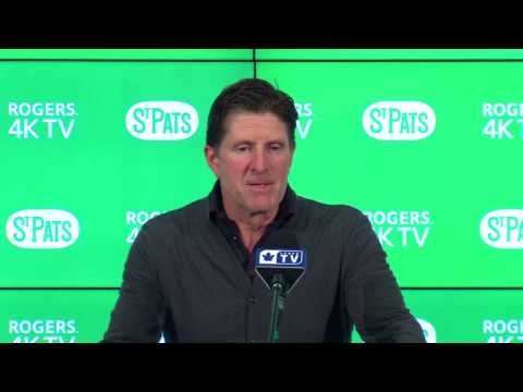 Maple Leafs Morning Skate: Mike Babcock - March 18, 2017