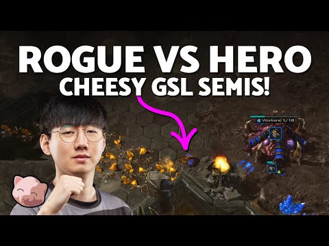 GSL SEMI FINALS: herO vs Rogue's Cheesy Gambles!