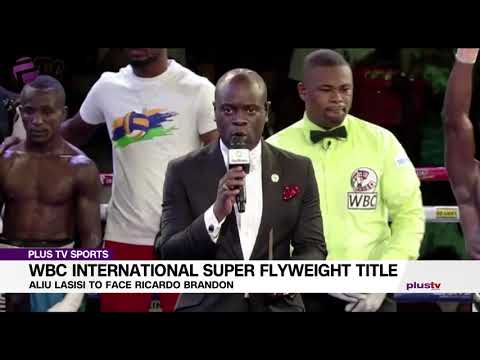Aliu Lasisi to Face Ricardo Brandon WBC International Super Flyweight Title