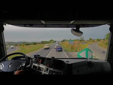 POV Truck Drive 🚛 | A9 & A7 Highway to Montpellier | Relaxing ASMR Truck Sounds (No Music)