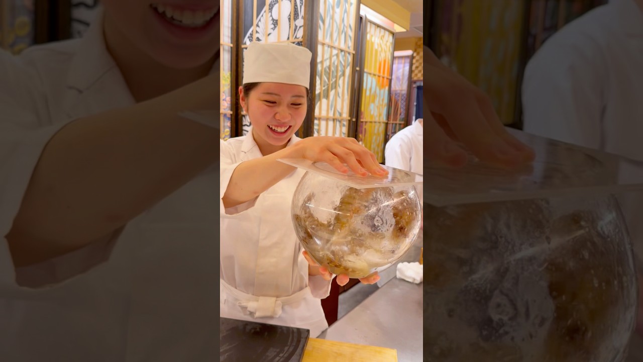 美人寿司職人 🍣 Beautiful Sushi Chef 酔っ払い海老 Drunken Shrimp