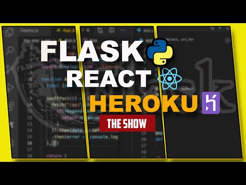 How To Deploy A Flask Rest API BackEnd And React FrontEnd To Heroku | Flask React Heroku | 2021 HD