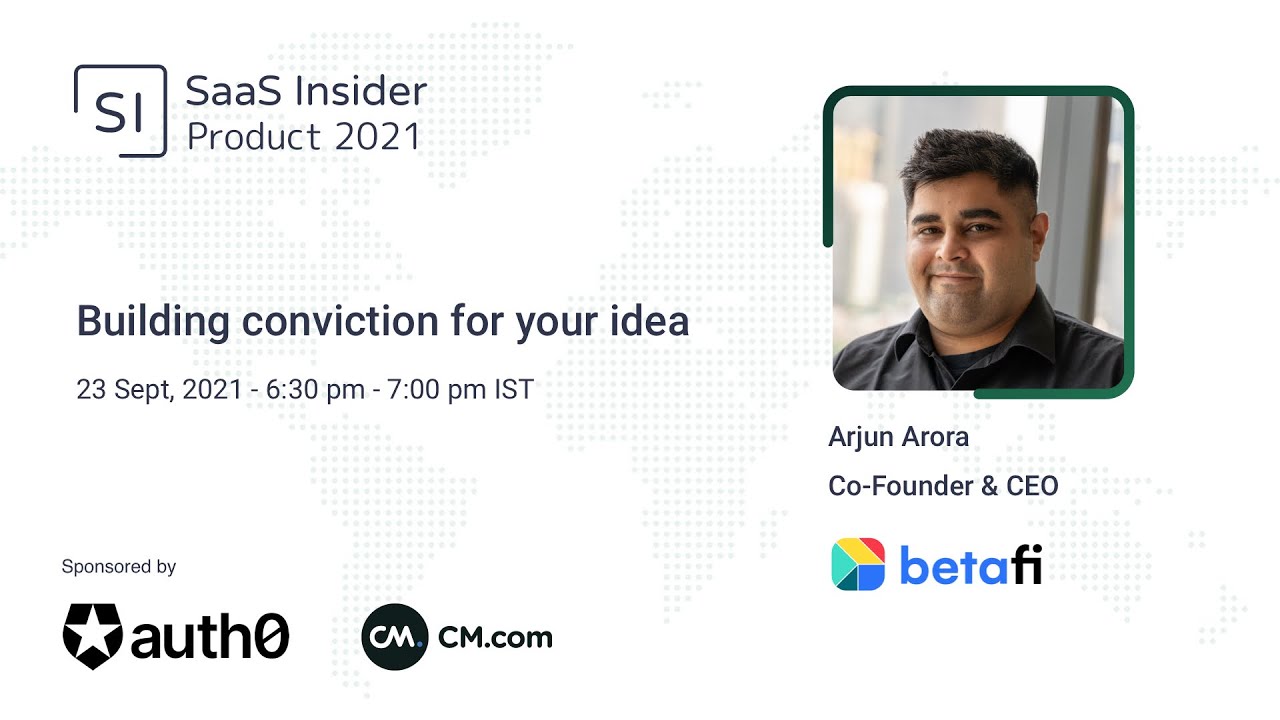 Arjun Arora, Founder and CEO, Betafi - YouTube