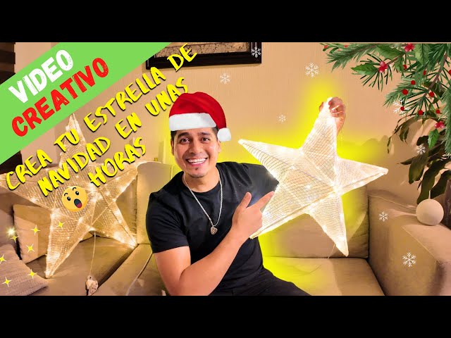 Vídeo relacionado con GUHAOOL Estrella Luminosa 3D Estrella de Navidad para Interiores, 45 cm Estrellas Papel Navidad con Luz, Christmas Star Colgante para Boda, Año Nuevo, Decoración Navidad Casa Hogar, Blanca