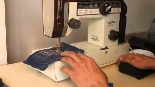 Sewing machine Швейная машина Veritas 8014/4143E test хб ткань, джинс, кожзам, кожа.