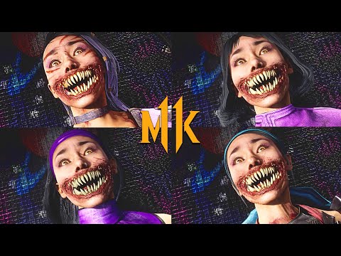 Mortal Kombat 11: Rambo threatens Mileena in every skin variations