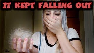 (BLEACHING DISASTER) My Hair FELL OUT!