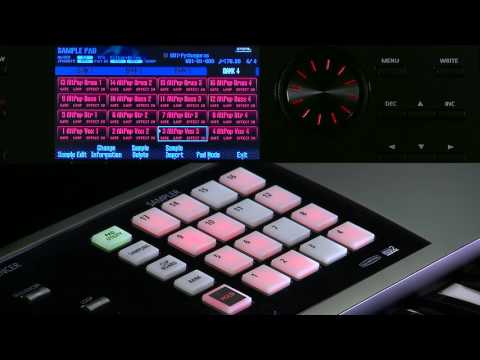 Roland FA-06/FA-07/FA-08 walk-through 7: An instant-access performance sampler at your fingers.