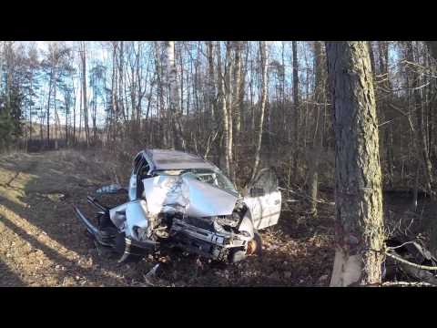 Wypadek na DK 20. Trasa Jeleń - Krągi