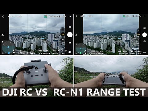 DJI RC VS RC-N1 비행 거리 테스트 (First impression and Range Test)