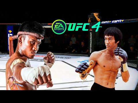 UFC4 Bruce Lee vs Buakaw Banchamek EA Sports UFC 4 - Epic
