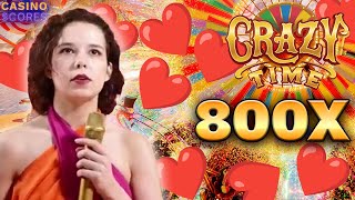 Crazy Time Big Win - Valentine's 2024