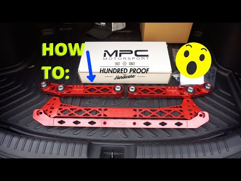HOW TO INSTALL MPC SUBFRAME TIE BAR LCA'S! INTEGRA/CIVIC