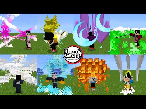 Unleash Thunder Swords in Minecraft PE with Demon Slayer Addon!