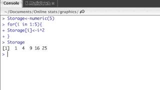 For Loops in R