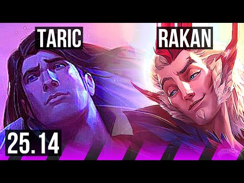 TARIC & Vel'Koz vs RAKAN & Sivir (SUP) | 5k comeback, 0/5/31 | KR Challenger | 25.14