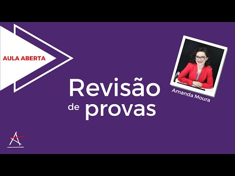 Aula aberta: revisão de provas