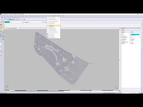 CIVIL DESIGNER software FAQ - CAD drawing into a water pipe network