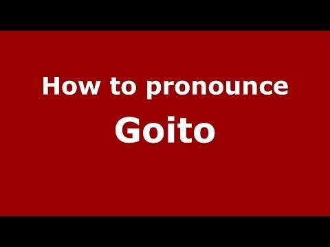 How to pronounce Goito (Italian/Italy) - PronounceNames.com