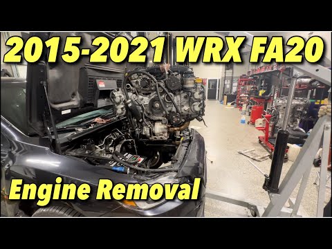 How To Remove Engine 2015-2021 WRX FA20 2.0L (Step by Step)