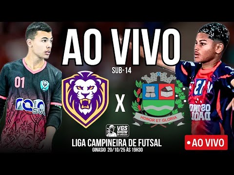 AO VIVO | AFA vs Amigos Futsal Mogi Guaçu | Liga Campineira Sub-14 2025 – Jogo Decisivo!