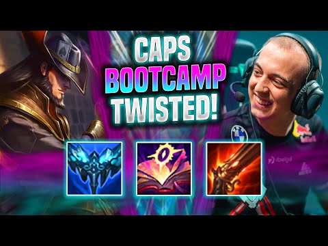 CAPS IS SO GOOD WITH TWISTED FATE IN KOREA BOOTCAMP! - G2 Caps Plays Twisted Fate Mid vs Ahri! |