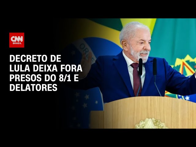 Lula assina indulto de Natal e deixa de fora presos pelo 8/1 e delatores | LIVE CNN