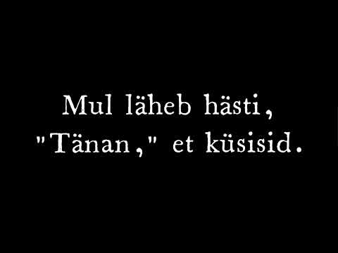 Epiloog feat Sanna Sööt   Head teed