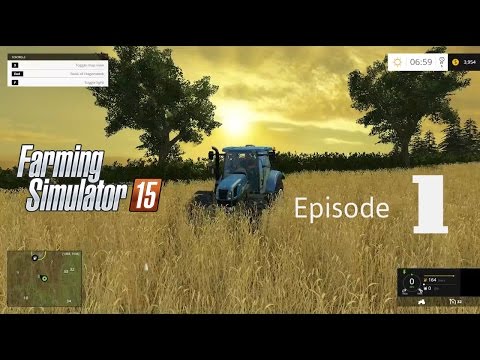 Let's Play Farming Simulator 15 - Black Rock Valley - Episode 1