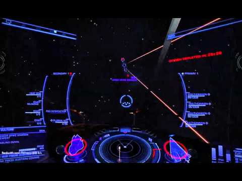 FDL vs Vulture [ CMDR Mike Samson ] PvP  Elite: da
