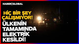 Tüm Ülkede Elektrik Kesildi! Tek Bir Lamba Yanmıyor!