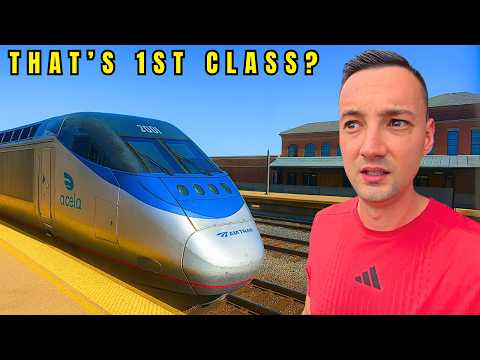 $300 1st Class Train New York To Washington D.C. 🇺🇸