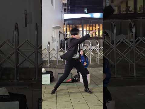 20230131 Tue. HyoJin#김효진&YuKagawa#유카가와 Hongdae Busking 홍대 버스킹 SnowHorse#눈말 201445