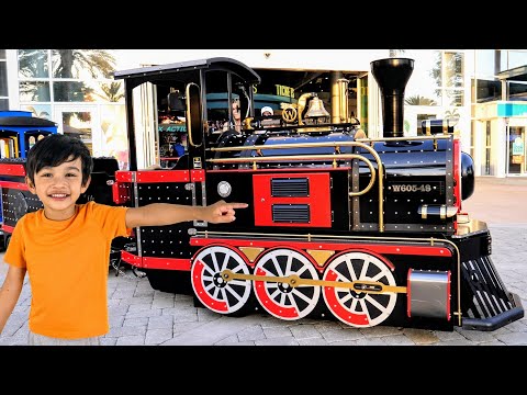Wheels on the Train go round and round | Nursery Rhymes Kids Song