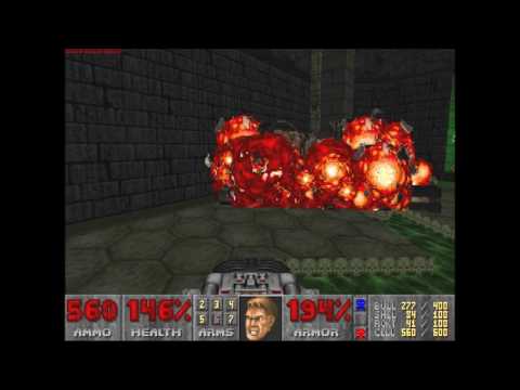 Doom 2 Evil Returns Level 21 UV Max in 16:15 (Graveyard shift)