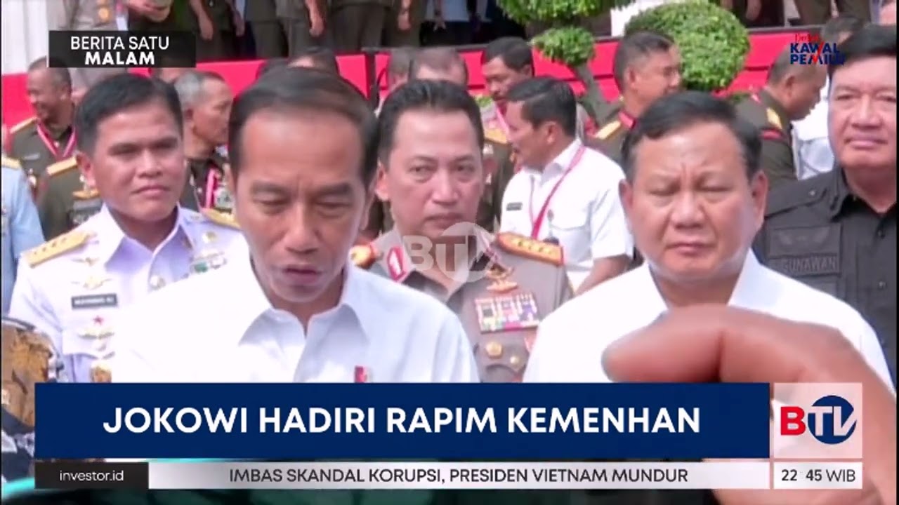 Begini Pengarahan Jokowi Saat Hadiri Rapim Kemenhan