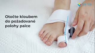 Valgus dlaha nastaviteľná Bandáž na hallux valgus