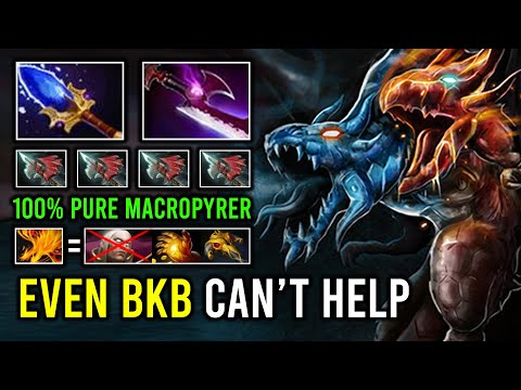 How to Mid Jakiro Against Invoker 100% Pure Macropyre Burn DPS Even BKB Can't Help Dota 2