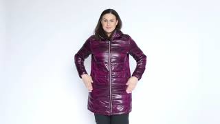 Raiski Swan R+ Womens Plus Size Snow Jacket Potent Purple