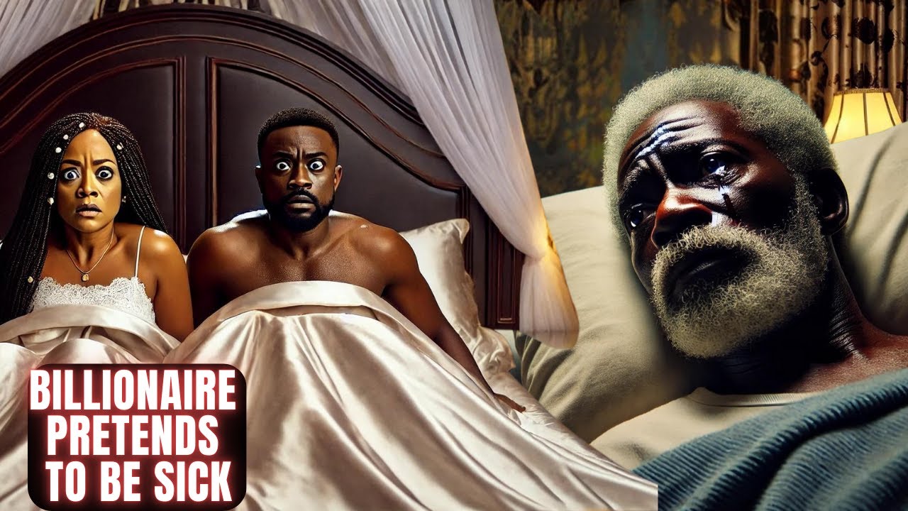"Billionaire Pretends to Be Sick to Test Family: Will They Care?" #tales #africantales