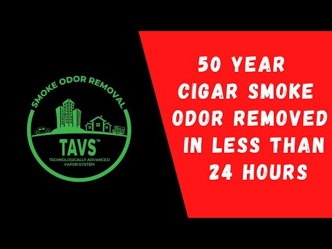 50 Years Of Extreme Home Smoke Smell Removed Completely In 24 Hours Using Our TAVS System