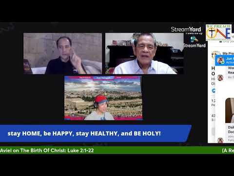 Pastor Pio Tica's conversation with Israel SuperGuide Aviel on The Birth Of Christ: Luke 2:1-22