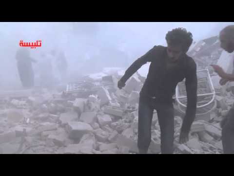 هلع بين الأهالي جراء قصف للنظام في تلبيسة في محافظة حمص