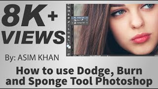 How to use Dodge, Burn and Sponge Tool Photoshop in Hindi/Urdu15