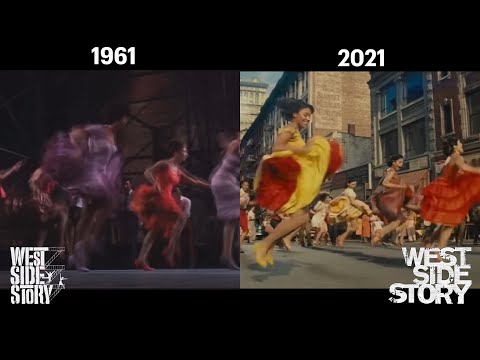 Comparing ‘America’ from “West Side Story” film 1961 and 2021 | Leonard Bernstein | Steven Spielberg